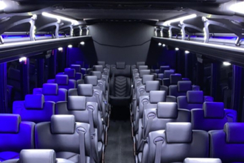 Huntsville Charter Bus Interior