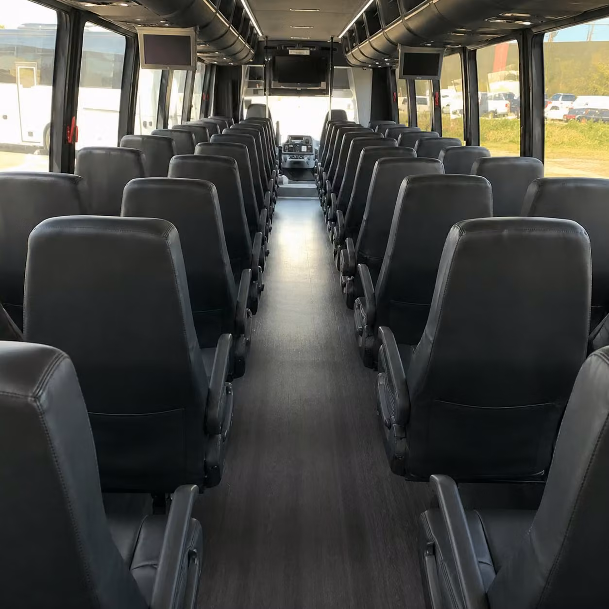 28 passenger minibus interior