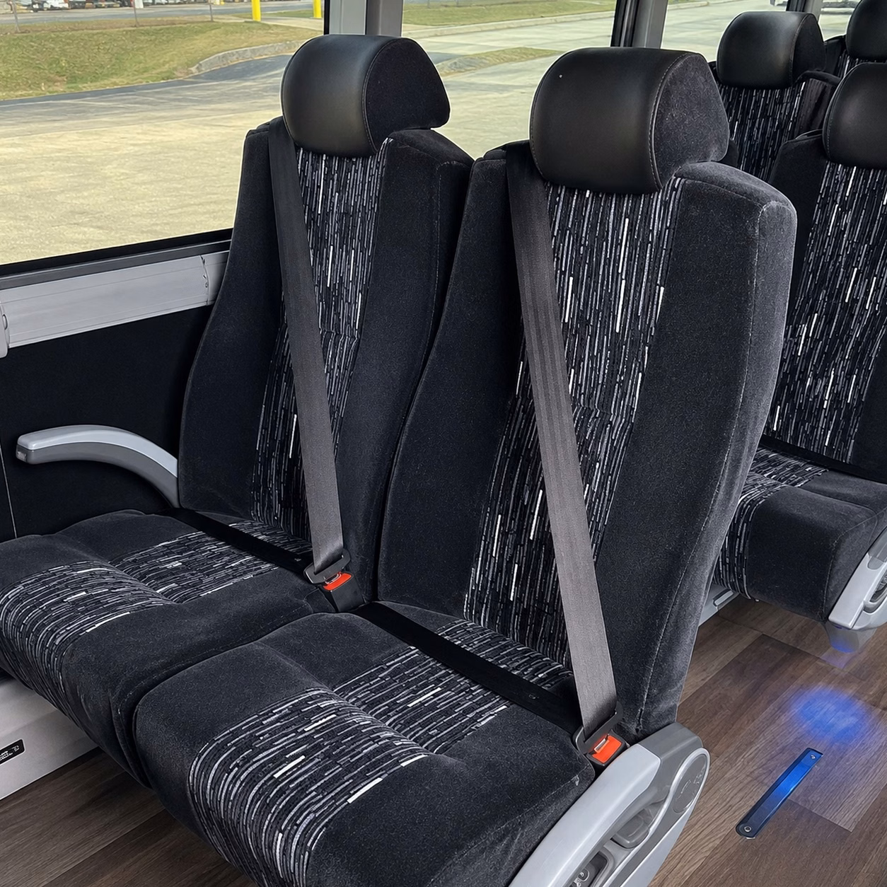 huntsville charter bus interior