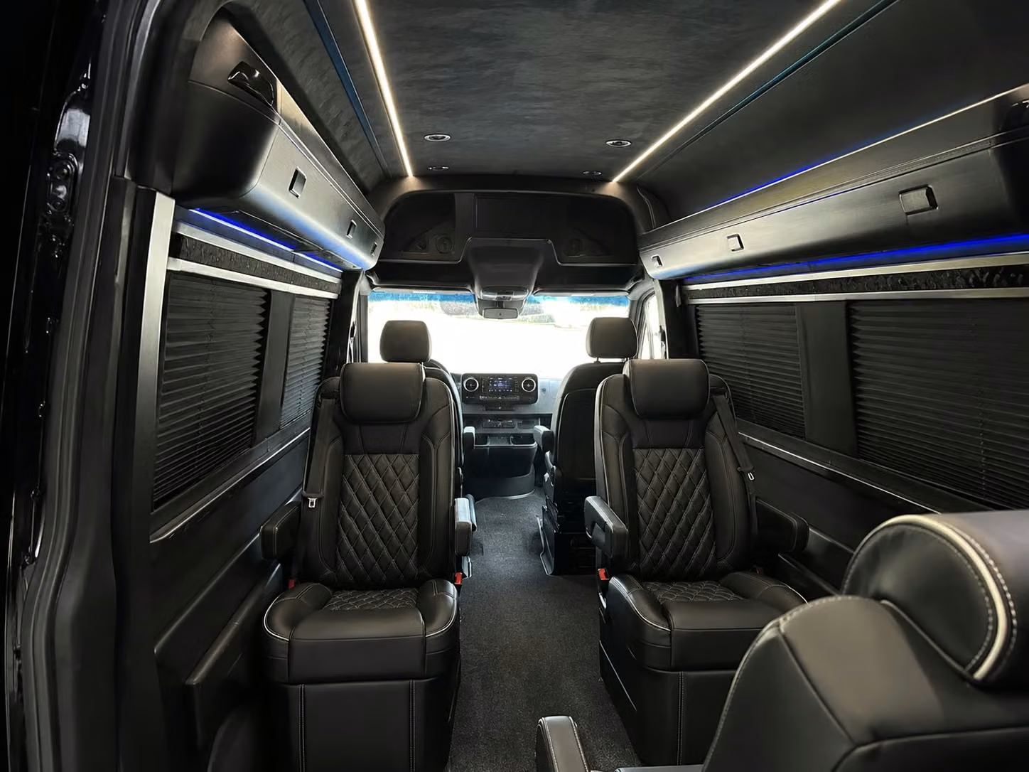 sprinter van with driver interior